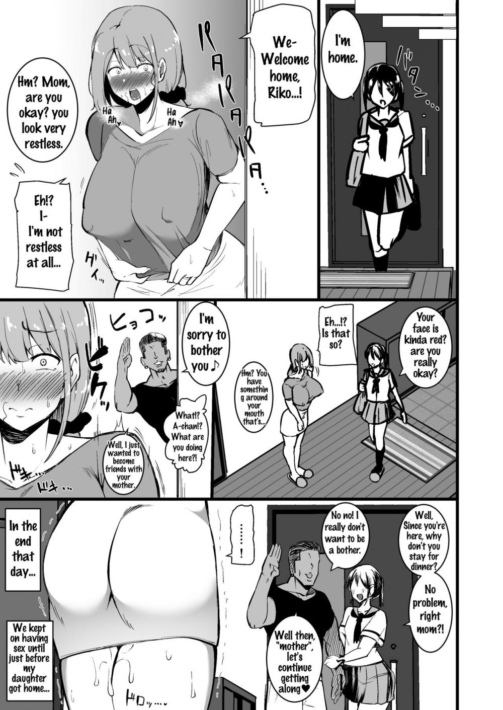 Hentai Manga Comic-Musume no Kareshi ni Ochiru Okaa-san-Read-20